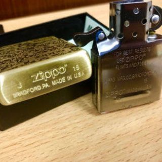 Zippo Đồng Thau Hoa Văn Ý