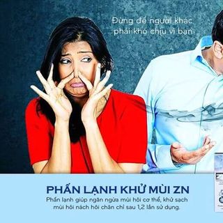 Phấn lạnh Zn khử mùi hôi cơ thể
