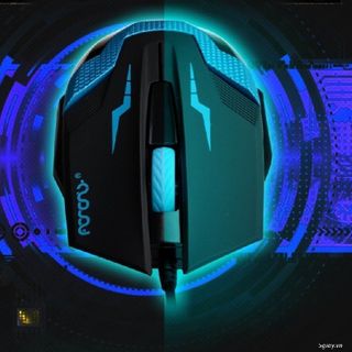 Chuột Game Hozza X5 Đen Phối Xanh
