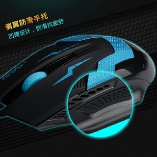 Chuột Game Hozza X5 Đen Phối Xanh