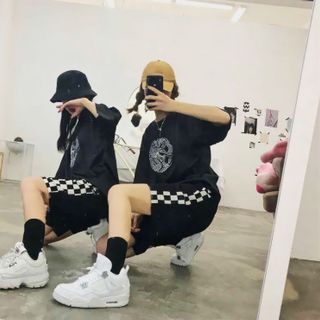 QUẦN SHORT KAKI PHỐI CARO