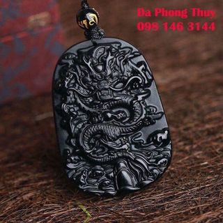 RỒNG ĐÁ ĐEN ĐEO CỔ NAM