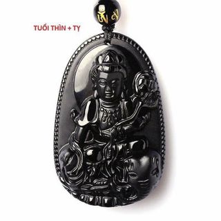 PHẬT BẢN MỆNH ĐEN ĐÁ THIỆT OBSIDIANS