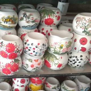 đèn xông tinh dầu gốm