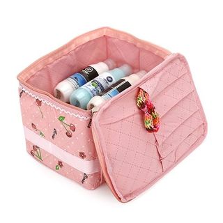 Túi Đựng Mỹ Phẩm Cherry Ren Chống Thấm Có Quai