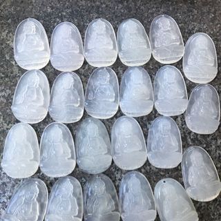 PHẬT BẢN MỆNH TRẮNG ĐÁ MÃ NÃO