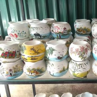 đèn xông tinh dầu gốm