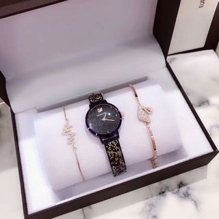 đồng hồ xi đính đá trên dây