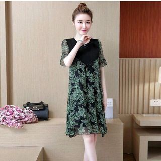 ĐẦM SUÔNG HOẠ TIẾT PHỐI ĐEN