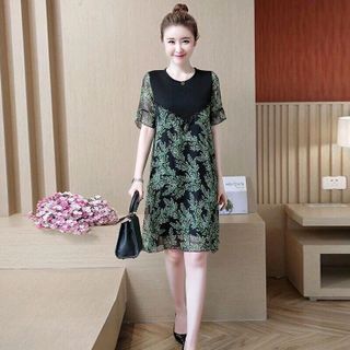 ĐẦM SUÔNG HOẠ TIẾT PHỐI ĐEN
