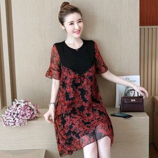 ĐẦM SUÔNG HOẠ TIẾT PHỐI ĐEN