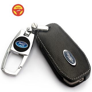 Combo Bọc khóa da móc khóa logo