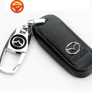 Combo Bọc khóa da móc khóa logo