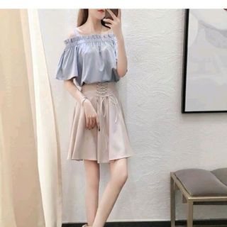 SET ÁO CHÂN VÁY THẮT DÂY