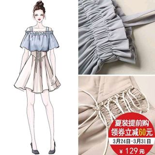 SET ÁO CHÂN VÁY THẮT DÂY