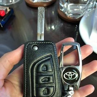 Combo Bọc khóa da móc khóa logo