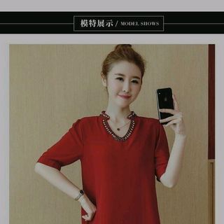 ĐẦM SUÔNG CỔ ĐÍNH PHỤ KIỆN