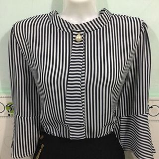 Áo Sọc Cổ Trụ Caravat