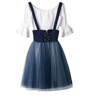 SET YẾM ĐAN DÂY ÁO TRỄ VAI
