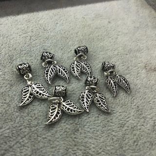 Combo 2 Charm bạc 925 lộc lá - MSP 790