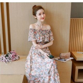 ĐẦM MAXI BÈO NGỰC MẶC 2 KIỂU