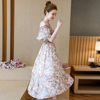 ĐẦM MAXI BÈO NGỰC MẶC 2 KIỂU
