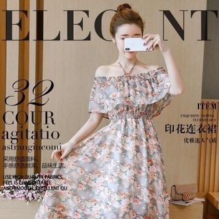 ĐẦM MAXI BÈO NGỰC MẶC 2 KIỂU