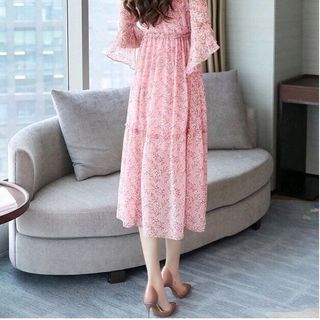 ĐẦM VOAN HOA XẺ TÀ KÈM ĐẦM LÓT TRONG