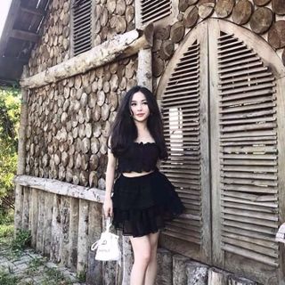 SET ÁO HAI DÂY CHÂN VÁY QC