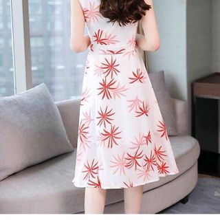 ĐẦM XOÈ CỔ ĐẮP CHÉO