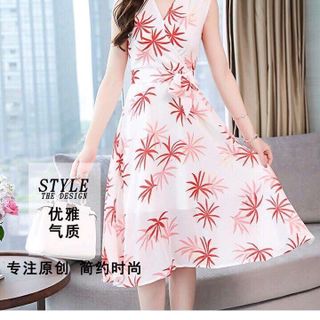 ĐẦM XOÈ CỔ ĐẮP CHÉO