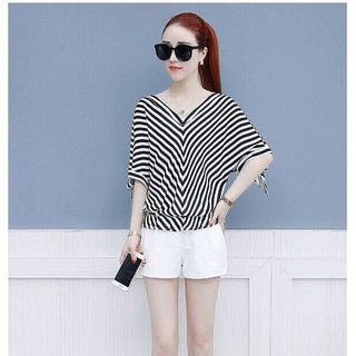 ÁO SỌC CÁNH DƠI LAI BO THUN