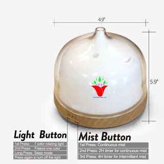 máy khuếch tán tinh dầu siêu âm 200ml