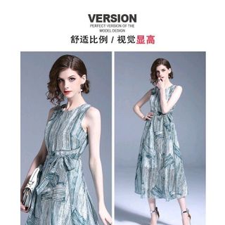 ĐẦM XÒE IN HỌA TIẾT VÁN GỖ CỘT EO