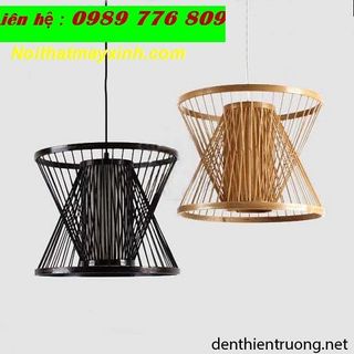 Đèn nơm tre đèn treo mây tre mua đèn mây ở tphcm