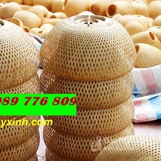 Đèn nơm tre đèn treo mây tre mua đèn mây ở tphcm