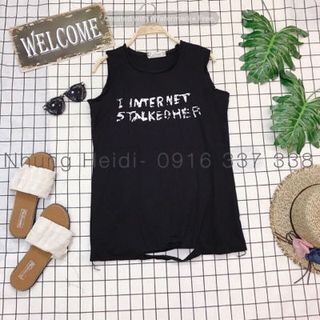 Áo tanktop cắt