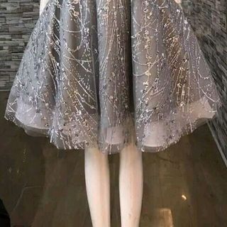 ĐẦM XÒE KIM SA XÁM KÈM HÌNH THẬT