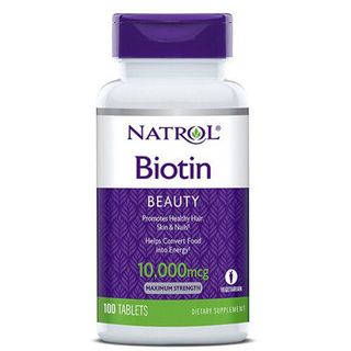 Viên uống ngăn rụng tóc mọc tóc biotin 10000mcg natrol