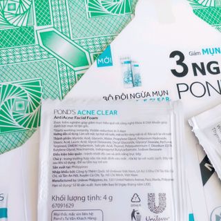 rửa mặt pond acne trị mụn