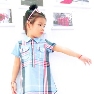 đầm sơmi bé gái
