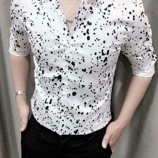 ÁO SƠ MI LỤA IN 3D 006
