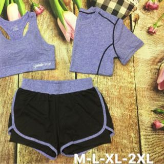 Bộ set 3 bộ tập Gym áo bơi