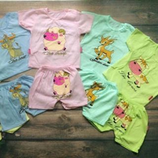 dành cho be tu 3kg 15kg gia 100k/5 bộ hàng 100 cotton