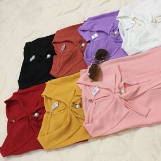 Áo Cổ Sen Nơ trân châu