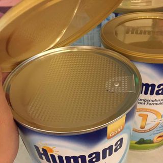 Sữa bột Humana Gold số 1 hoặc 2 hoặc 3 cho bé từ sơ siinh đến 9 tuổi tuổi loại 800g
