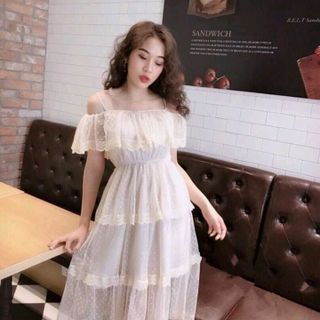 ĐẦM REN BI CỰC XINH QC