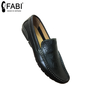 Giày lười da bò vân cá sấu GM09