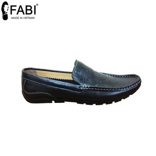 Giày lười da bò vân cá sấu GM09