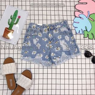 Quần short jean hình Có 3 hình